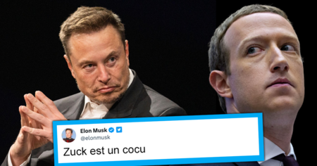 Elon Musk tacle violemment Mark Zuckerberg sur Twitter