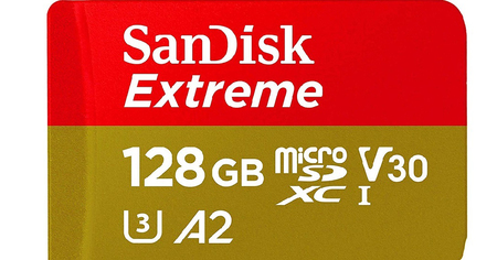 Bon plan pour cette carte mémoire microSD SanDisk Extreme de 128 Go compatible 4K UHD