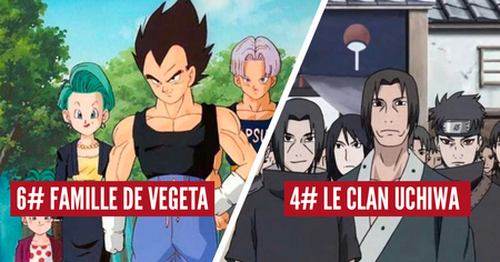 Les 13 familles les plus fortes des animes (+ de 20 000 votes)