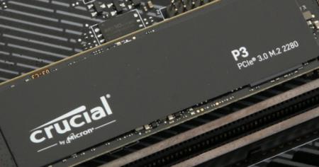 Crucial P3 : solde pour ce SSD NVMe de 1 To