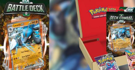 Pokémon : à saisir, ce deck combat Lucario-ex et 2 boosters JCC Pokémon en promo