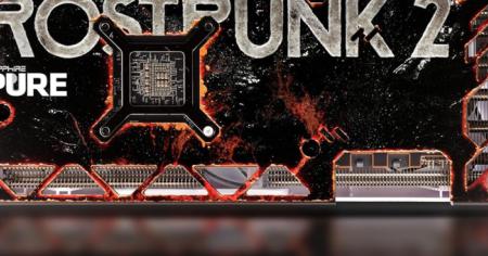 Grosse offre promo sur la carte graphique Sapphire Pure RX 7700 XT Frostpunk 2 Edition