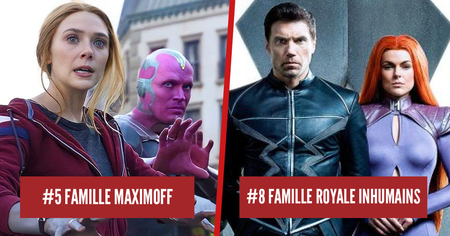 Top 10 des familles les plus puissantes de l'univers Marvel