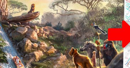 Les plans de l'attraction Le Roi Lion de Disneyland Paris enfin dévoilés