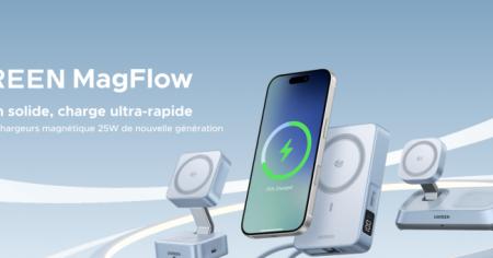 UGREEN MagFlow : la révolution de la charge magnétique sans fil en 25W