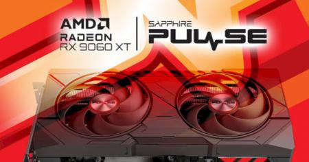 La carte graphique Sapphire Pulse Radeon RX 9060 XT passe sous les 300€
