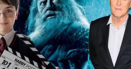 Harry Potter : les premières photos du nouveau Dumbledore