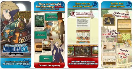 Professeur Layton et la Boîte de Pandore : le jeu revient sur Android et iOS