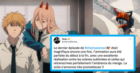 Chainsaw Man : la saison 1 de l'anime de MAPPA vient de se terminer, les fans sont unanimes (25 tweets)