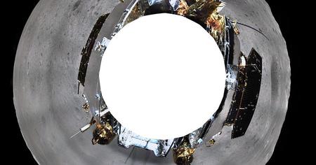 Chang’e 4 : voici la vue panoramique de la face cachée de la lune prise pas la sonde chinoise