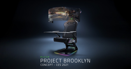 Project Brooklyn : le futur du gaming présenté par Razer, un fauteuil avec écran intégré pour une immersion inédite