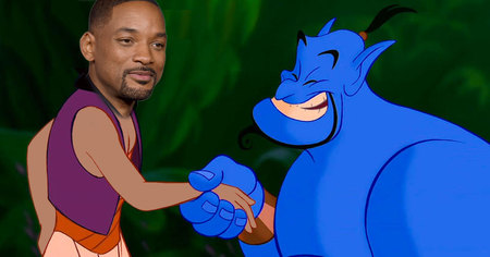 Aladdin live : découvrez le look improbable de Will Smith dans la peau du génie