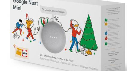 45% de réduction immédiate sur ce coffret Google Nest Mini spécial Noël