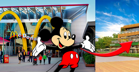 Disneyland Paris : premier visuel du nouveau McDonald's futuriste de Disney Village