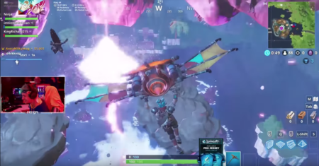 Fortnite : le cube a finalement explosé dans une gerbe de lumière, dévoilant une toute nouvelle map