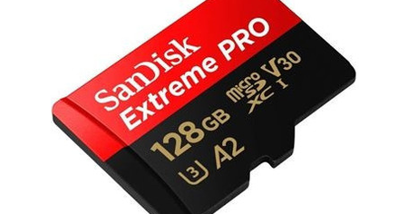 50% réduction sur la carte mémoire microSD SanDisk Extreme d'une capacité de 128 Go