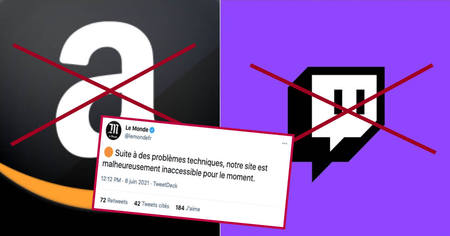 Amazon, Twitch, Reddit... De nombreux sites sont victimes d'une panne géante d'Internet