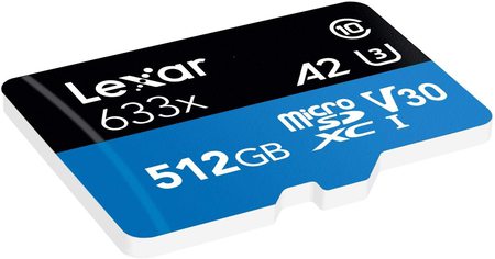 Prix incroyable pour cette carte mémoire microSD de 512 Go Lexar Pro compatible 4K