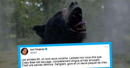 Crazy Bear : les premières critiques sont sorties, cet ours shooté à la cocaïne régale