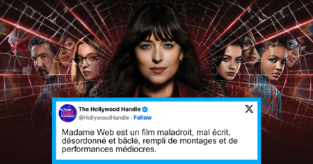 Madame Web : les premiers retours du dernier Marvel sont là, et c'est pas folichon