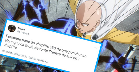 One Punch Man : le chapitre 168 marque un tournant phénoménal pour Saitama, les internautes sont en furie