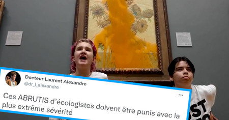 Ces militants balancent de la soupe sur Les Tournesols de Van Gogh, les internautes condamnent fermement (15 tweets)