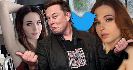 Twitter : Amouranth se range du côté de Elon Musk et dévoile les 