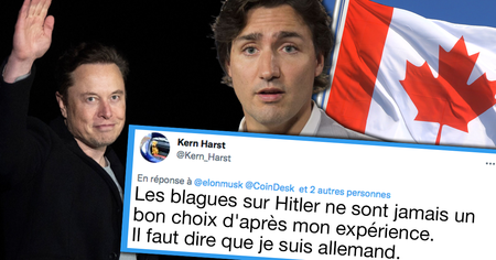 Elon Musk compare Justin Trudeau à un dictateur Allemand, Twitter est en feu