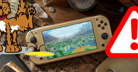 Switch : Nintendo alerte sur les dangers de l'urine de chien, les joueurs consternés