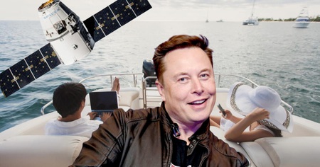 Starlink : Elon Musk offre Internet en pleine mer, mais ça va vous coûter cher