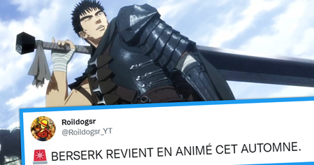 Berserk sera de retour en anime en octobre, les fans se déchaînent sur Twitter