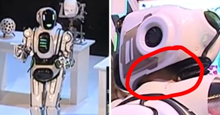 En Russie, le robot censé être à la pointe de la technologie était en réalité un homme caché dans un costume