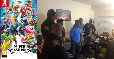 Quand la police rejoint la partie de Super Smash Bros de voisins trop bruyants