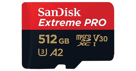 40% de réduction sur la carte mémoire microSD SanDisk Extreme PRO de 512 Go