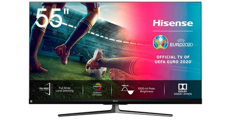 Hisense 55U8QF : 250 euros de réduction sur cette magnifique TV QLED 4K 100 Hz avec barre de son JBL