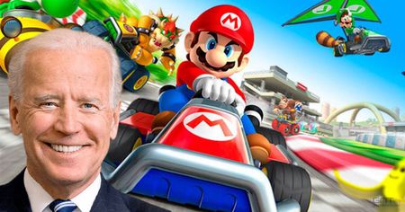 Joe Biden est fan de Mario Kart et il l'a prouvé ce week-end