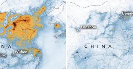 L’ESA montre comment l'épidémie de coronavirus a fait chuter la pollution en Chine