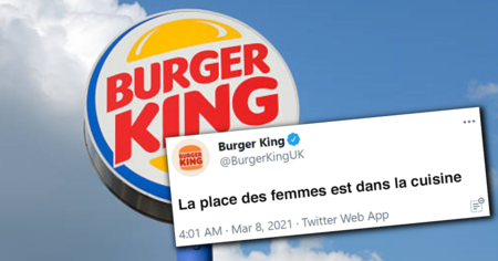 Burger King : le bad buzz sur Twitter lors de la Journée internationale des droits des femmes