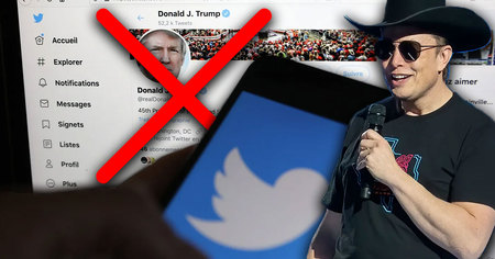 Twitter :  une fois le rachat effectué, Elon Musk compte lever le bannissement de Donald Trump