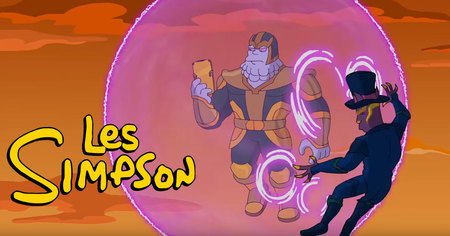 Les Simpson : un épisode spécial Avengers avec Kevin Feige dans la peau de Thanos débarque ! (extrait vidéo)