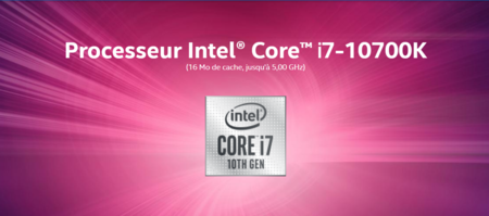 Baisse de prix pour le processeur Intel Core i7-10700K qui monte jusqu'à 5,1 GHz