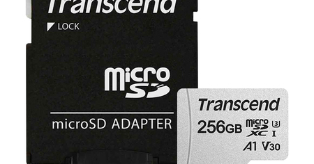 24,99 euros la carte mémoire microSDXC 256 Go de chez Transcend