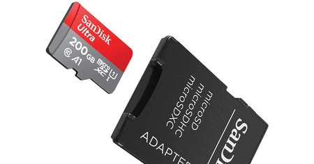 Presque 50% de réduction sur cette carte mémoire MicroSDHC SanDisk Ultra 200 Go