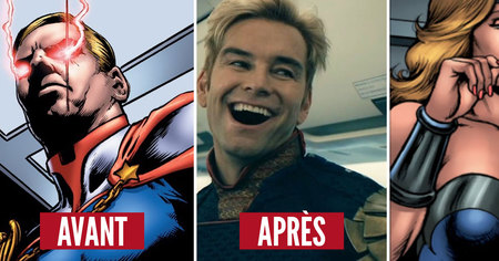 Avant/après : à quoi ressemblent les personnages de The Boys dans les comics