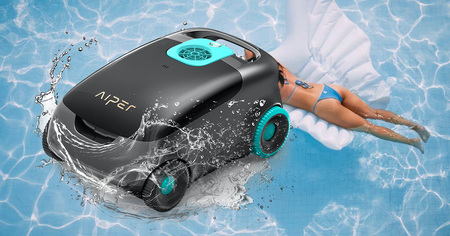 Test Aiper Scuba E1 : le robot de piscine sans fil abordable dont vous avez besoin