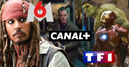 TF1, M6 et Canal+ se font concurrence en diffusant ces trois gros blockbusters à la même heure