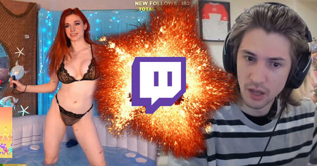 Twitch : Amouranth critique vivement les opinions de xQc vis à vis des Hot Tub Streams