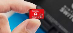 Nintendo Switch : 33% de réduction pour la SanDisk Carte microSDXC 128Go