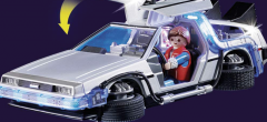 Promo sur le set Playmobil Retour vers le futur avec la célèbre DeLorean