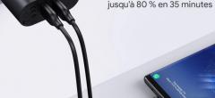 Réduction sur un chargeur rapide Quick Charge 3.0 de 39 W pour votre smartphone